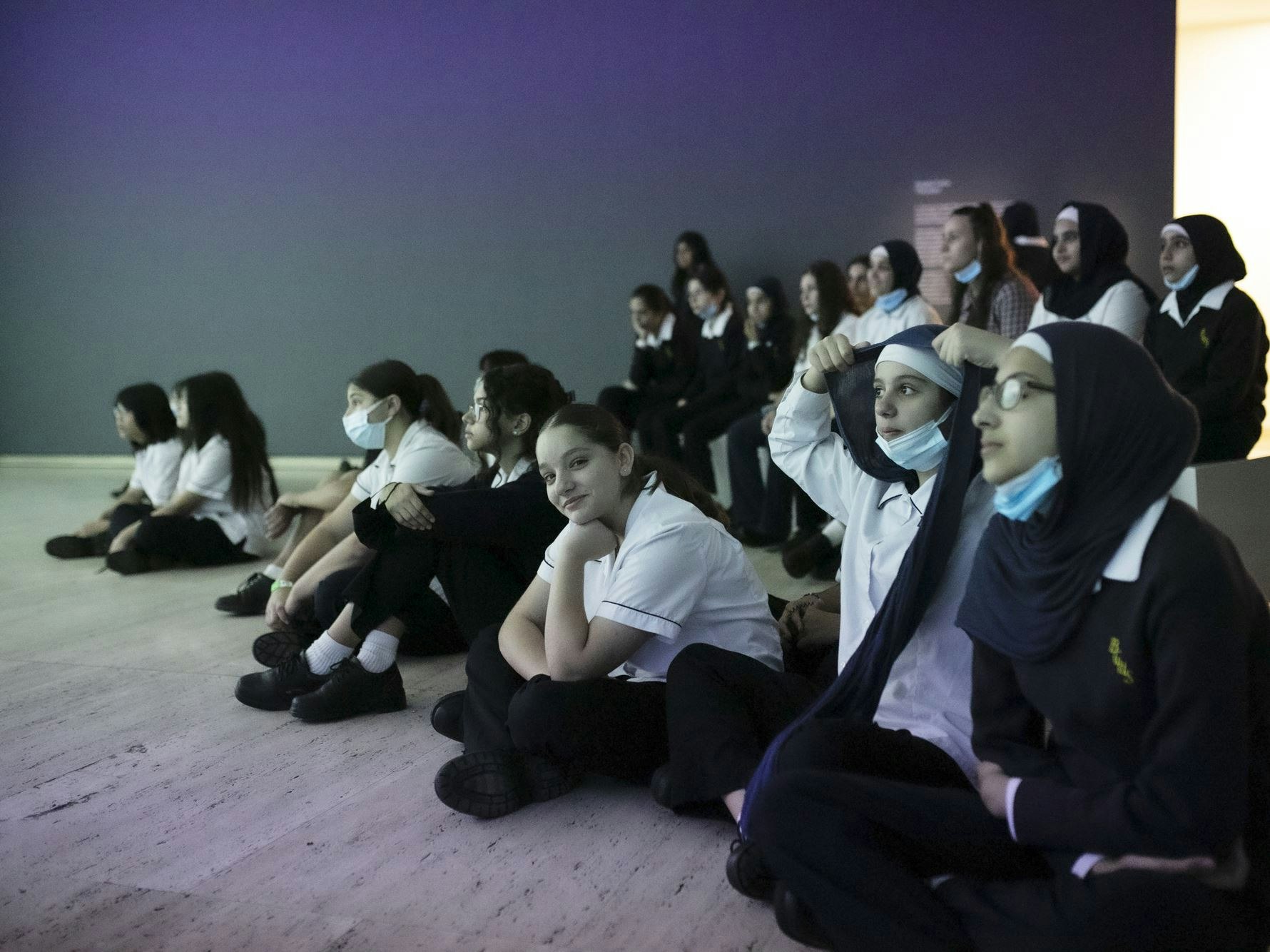 Students at the Art Gallery of New South Wales