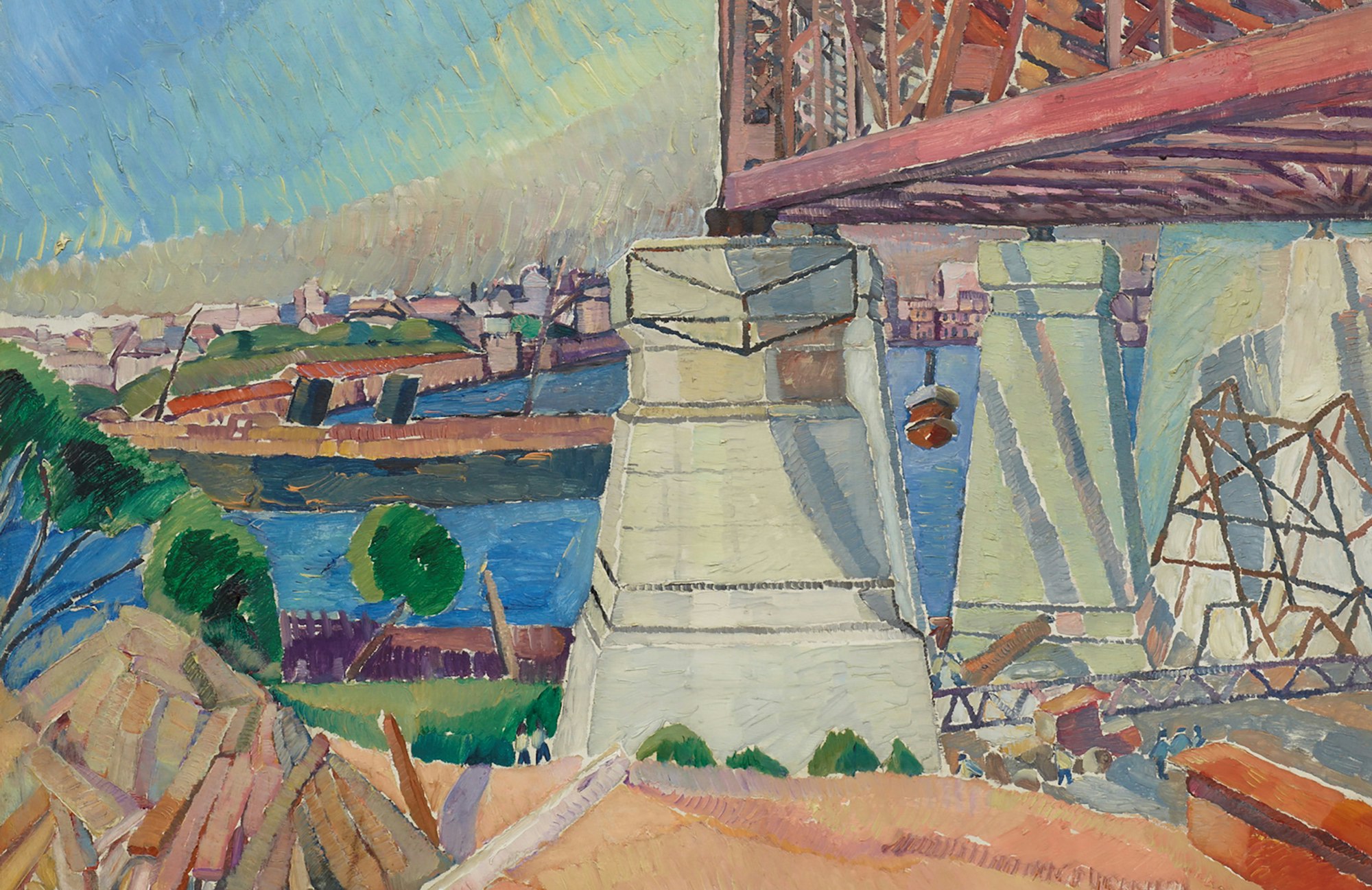 Grace Cossington Smith The curve of the bridge 1928–1929 (detail), Art Gallery of New South Wales 