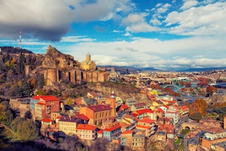 Sunset at Tbilisi, Georgia