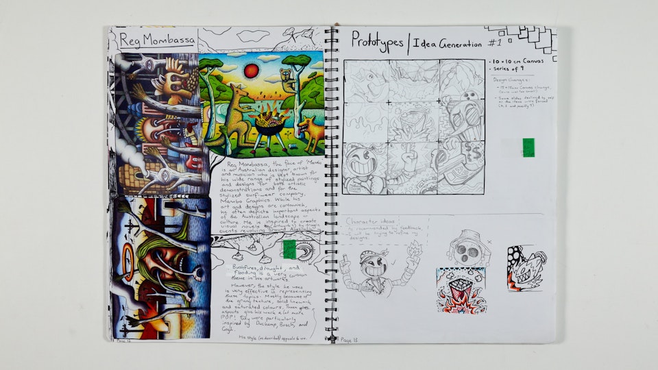 Work by Liam Wallbridge, ARTEXPRESS 2023