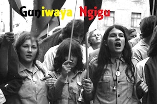 We fight (Guniwaya ngigu) (film still), image courtesy Madeline McGrady, Peter Gray