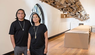 Left to right: Alfredo and Isabel Aquilizan, photo: courtesy of the artists and Yavuz Gallery, Sydney