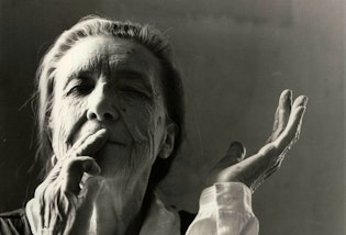 Louise Bourgeois, 1990 © Yann Charbonnier/ADAGP. Copyright Agency