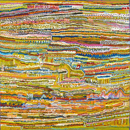 Wynne Prize 2023 finalist Janet Koongotema ‘Mo’iam – Archer River’