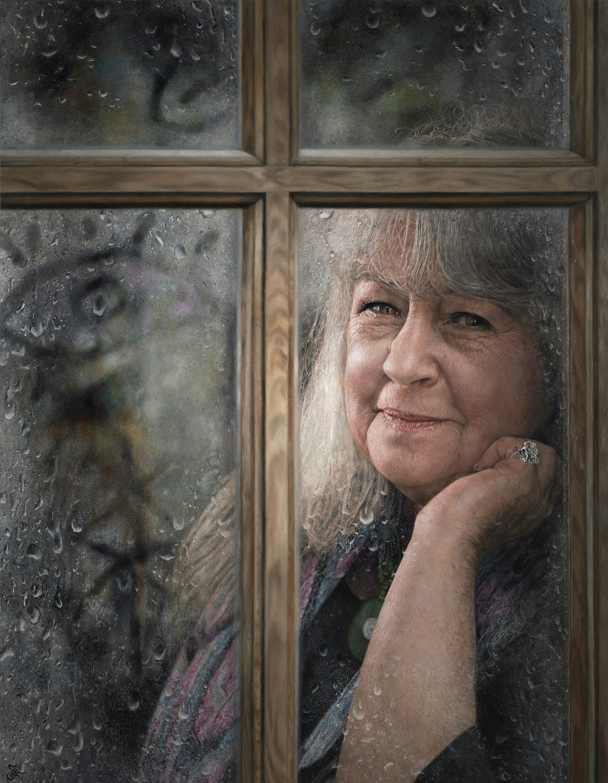 Archibald Prize 2023 finalist Jaq Grantford 'Through the window'