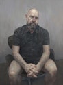 Archibald Prize 2023 finalist Keith Burt 'Sam Leach in his studio chair'