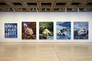 Installation view of works by Abdul Abdullah presented as part of The National 4: Australian Art Now at the Art Gallery of New South Wales, 2023, photo © Art Gallery of New South Wales, Mim Stirling