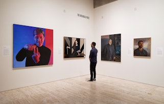 Installation view of the Archibald Prize 2023 at the Art Gallery of NSW