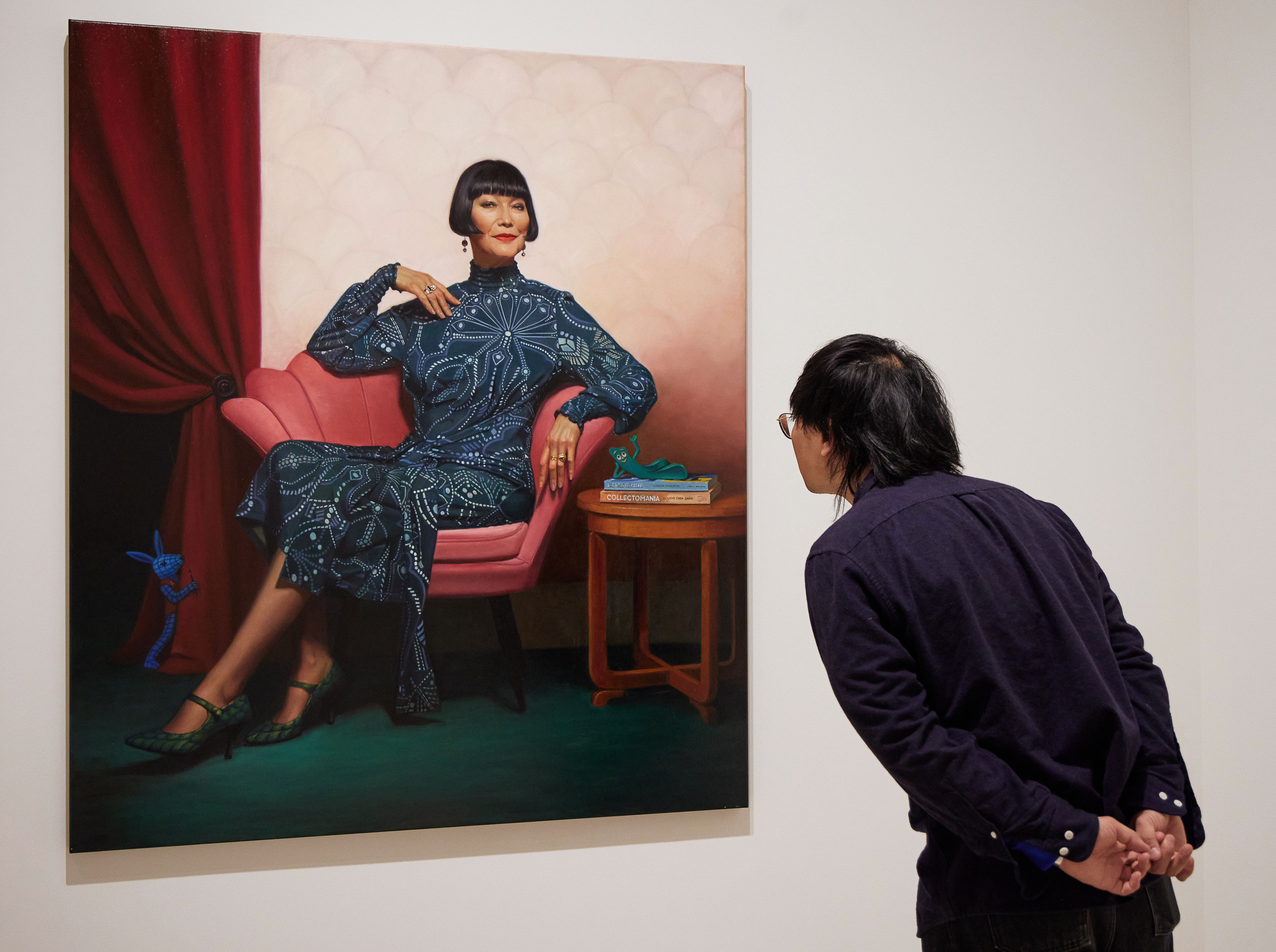 Sally Ryan Year of the Rabbit, finalist in the Archibald Prize 2023 at the Art Gallery of New South Wales