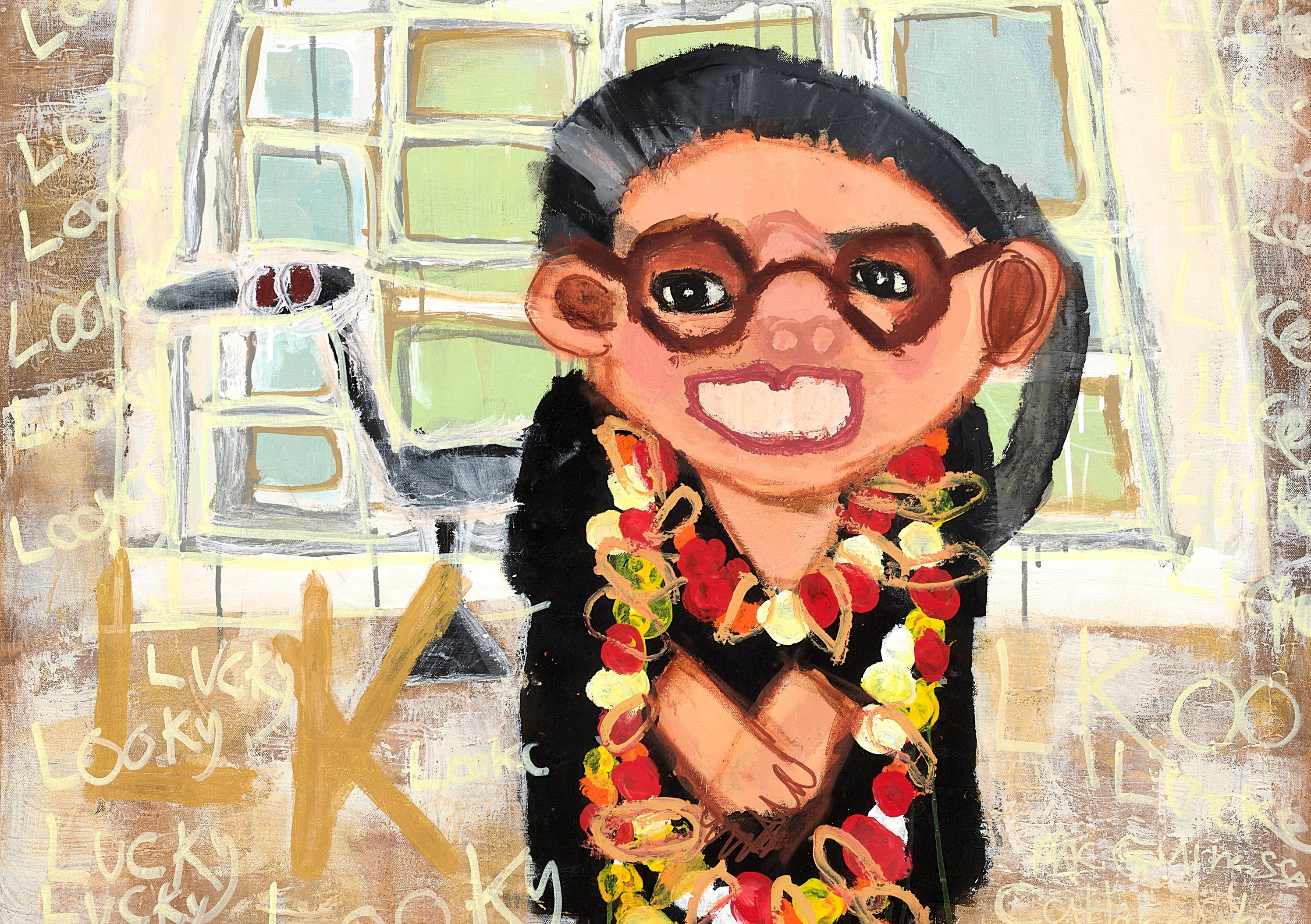 Archibald Prize 2023 finalist, Catherine McGuiness Lucky © the artist