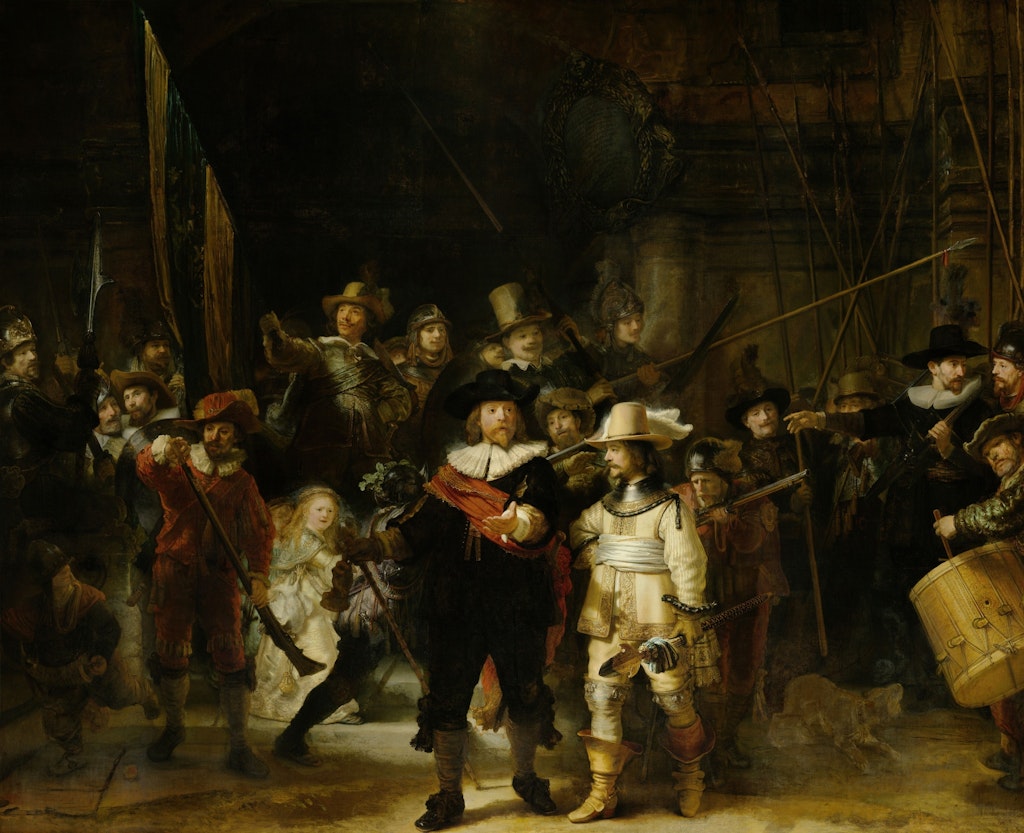 Rembrandt Harmensz. van Rijn The night watch 1642, Rijksmuseum