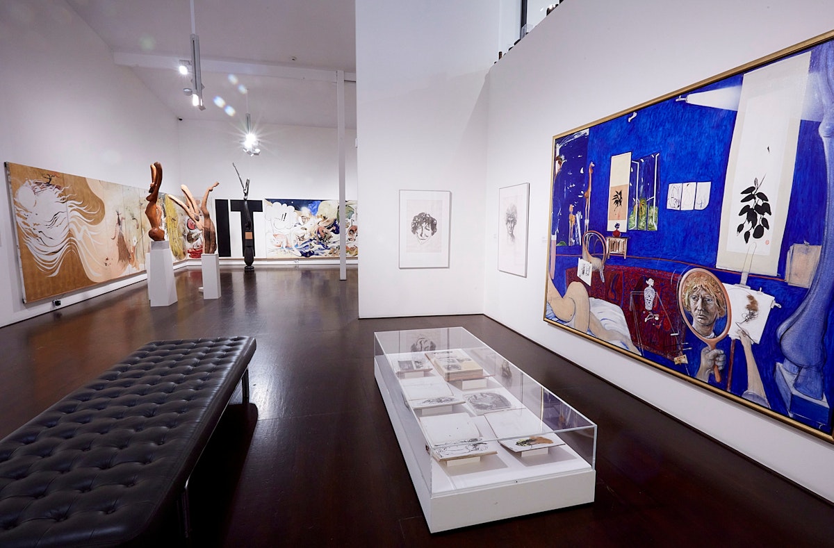 Installation view of Brett Whiteley, 'Eternity is Now' at the Brett Whiteley Studio