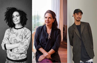 (left to right) Victoria Hunt, photo: Kate Holmes; Tracey Moffat; JD Reforma