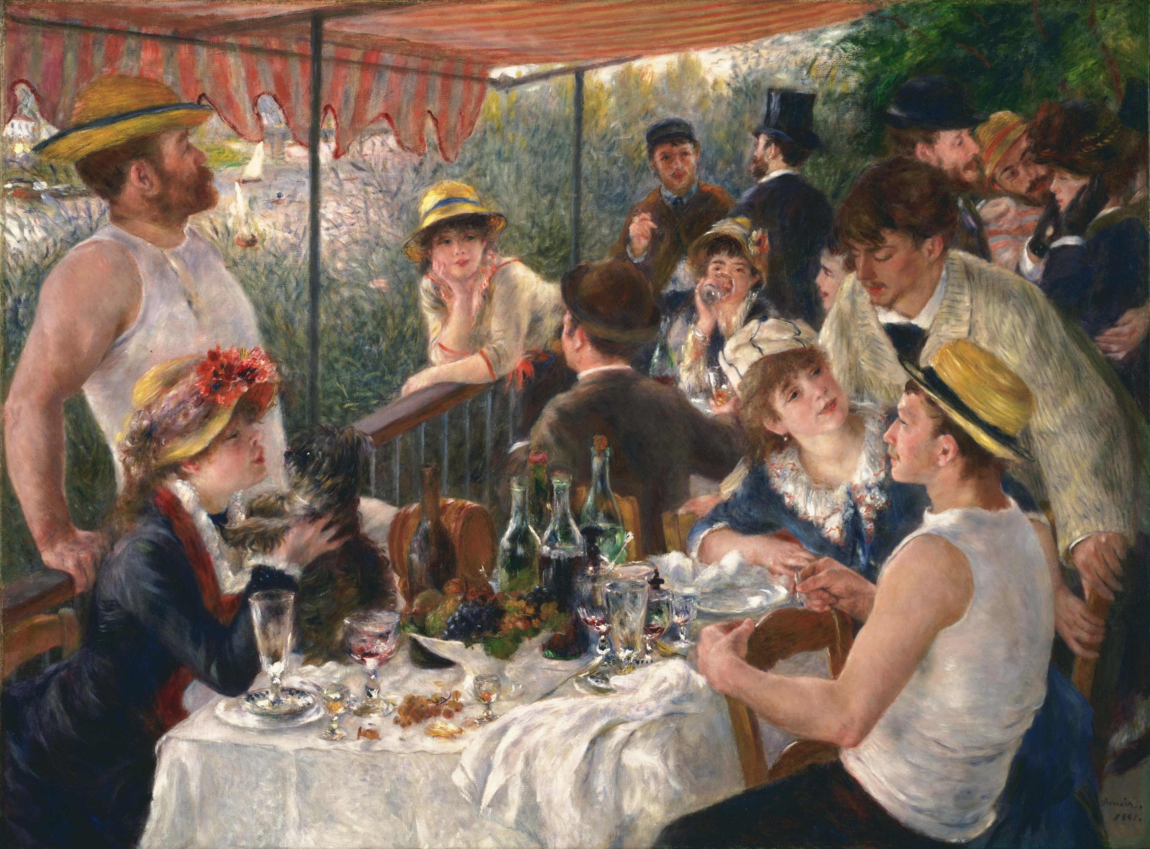 Pierre-Auguste Renoir Luncheon of the Boating Party 1880–81, The Phillips Collection