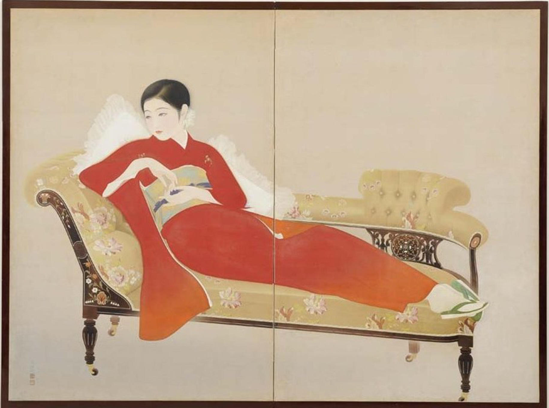 Nakamura Daizaburö Woman (Fujo) 1930, Honolulu Museum of Art
