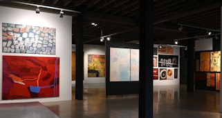 Interior gallery view, image courtesy of Cooee Art Leven