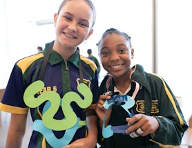 Students in a learning workshop at the Art Gallery of New South Wales.