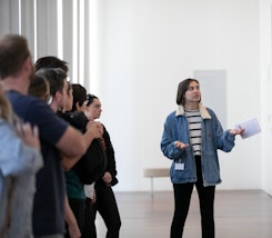 Teachers on a tour at the Art Gallery of New South Wales