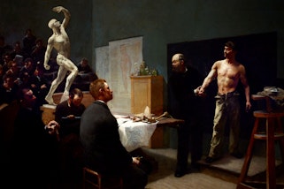 François Sallé The anatomy class at the École des beaux-arts 1888, Art Gallery of New South Wales
