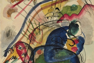 Vasily Kandinsky Study for ‘Painting with white border’ 1913 (detail), Art Gallery of New South Wales