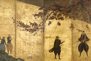 Kanō School The arrival of the Portuguese late 1500s – early 1600s (detail), Art Gallery of New South Wales