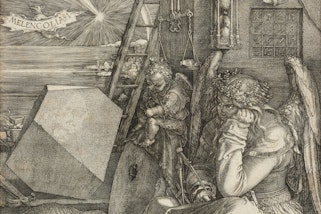 Albrecht Dürer Melencolia I 1514 (detail), Art Gallery of New South Wales
