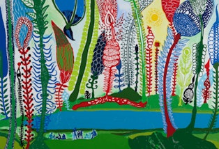 John Pule Days go by 2021 (detail), courtesy the artist and Gow Langsford Gallery, Auckland