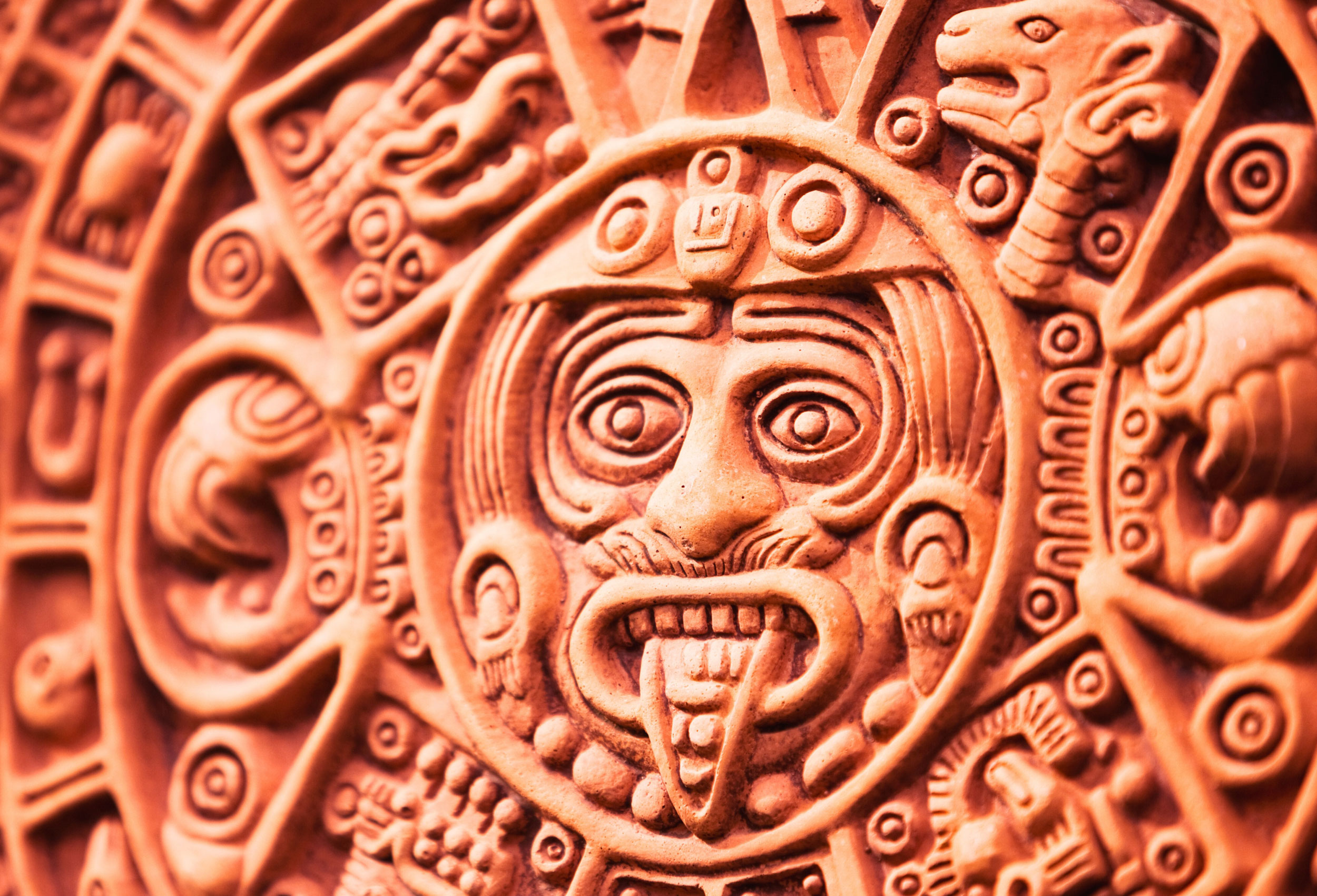 Aztec sun stone, photo: Rapid Eye, Getty Images