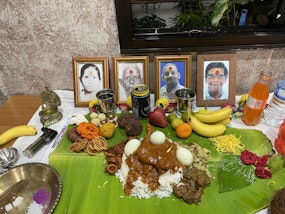 Ancestral feast, Singapore, 11 November 2023, photo: Shahmen Suku