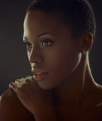 Woman Looking Over Her Shoulder