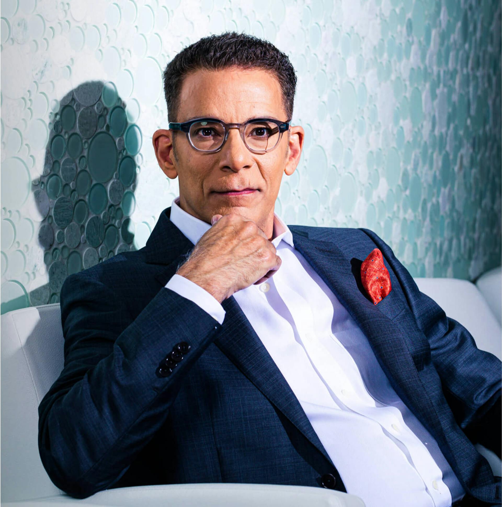 Dr. Garramone in a suit.