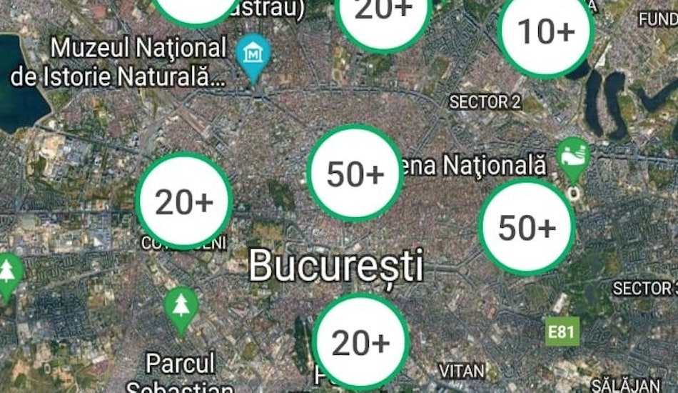 Geocache-uri din București