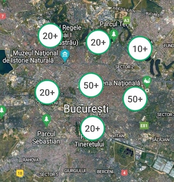 Geocache-uri din București