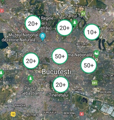 Geocache-uri din București
