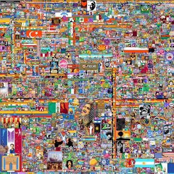 r/place - proiectul colectiv de artă de pe platforma Reddit