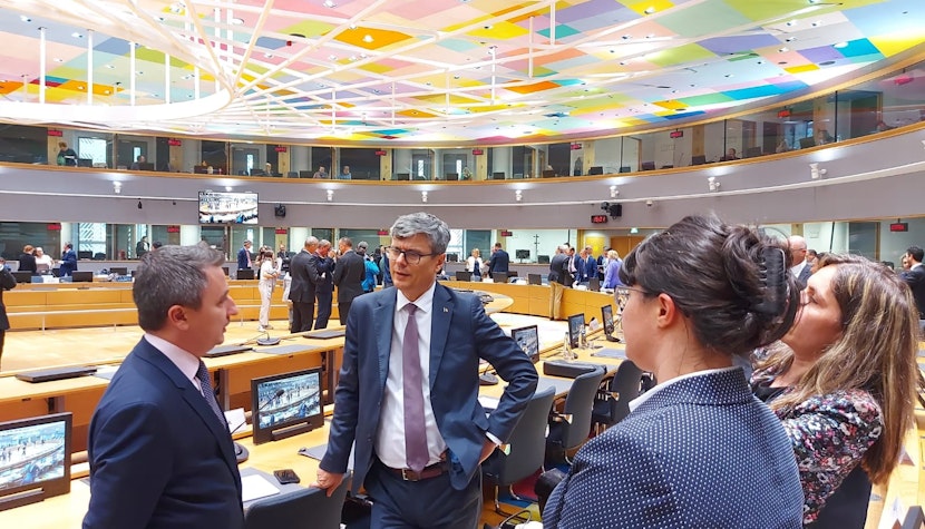 Ministrul energiei Virgil Popescu a participat la o reuniune de urgență a miniștrilor energiei din UE, la Bruxelles Virgil Popescu, reuniune de urgență a miniștrilor energiei la Bruxelles