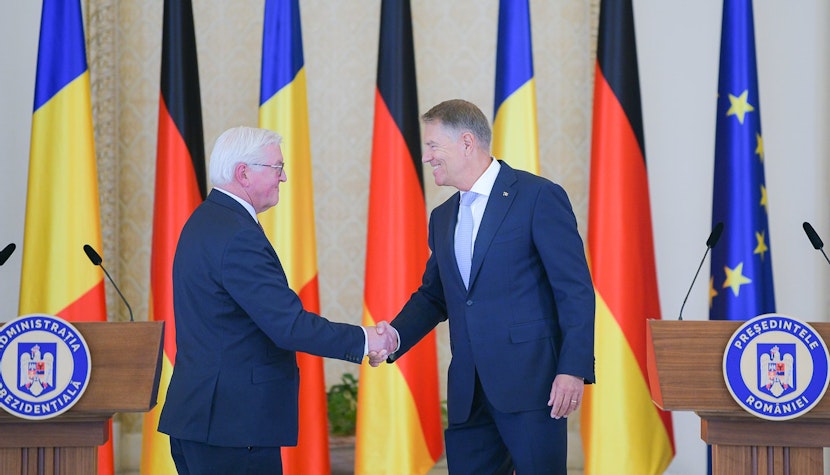 Klaus Iohannis și președintele Germaniei 