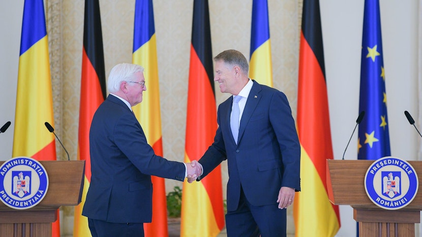 Klaus Iohannis și președintele Germaniei 
