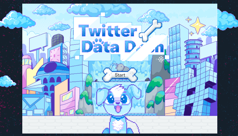 Pe Twitterverse utilizatorii înveță să evite tot felul de pericole on-line. Twitter Data Dash Game.