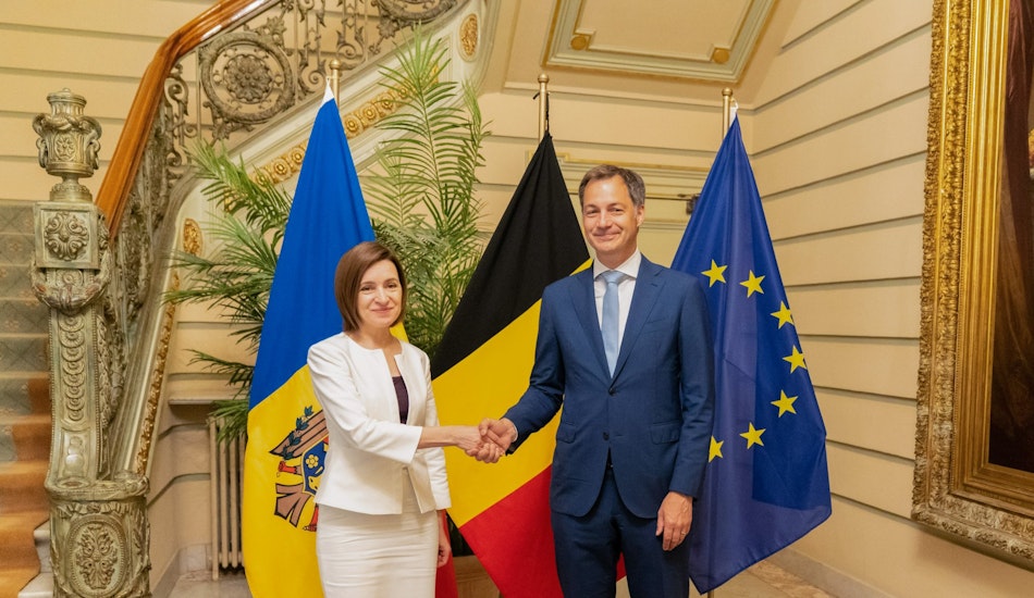 Maia Sandu și Alexander De Croo