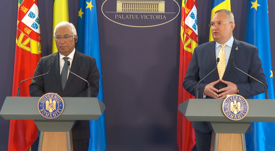 Prim-ministrul Portugalie și premierul Nicolae Ciucă