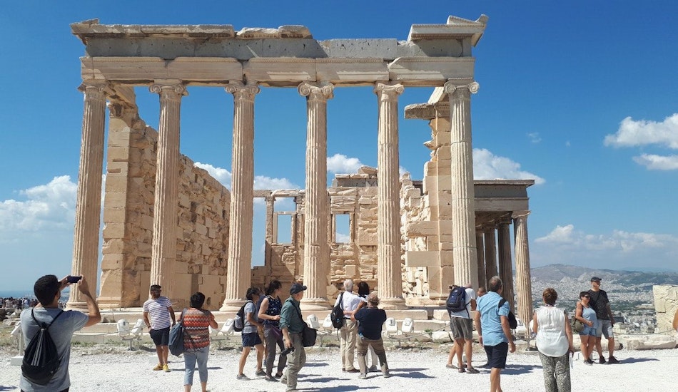 turisti in grecia
