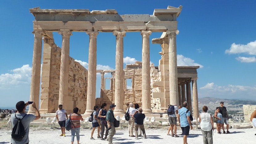 turisti in grecia