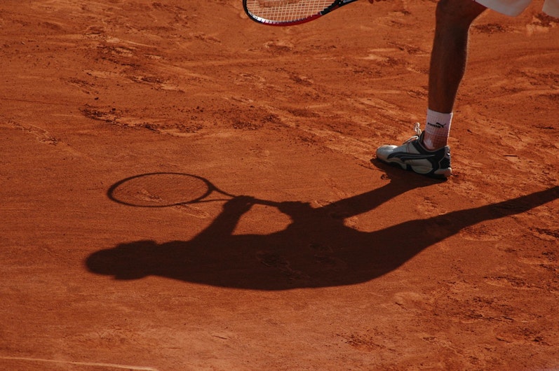Teren de tenis pe zgură
