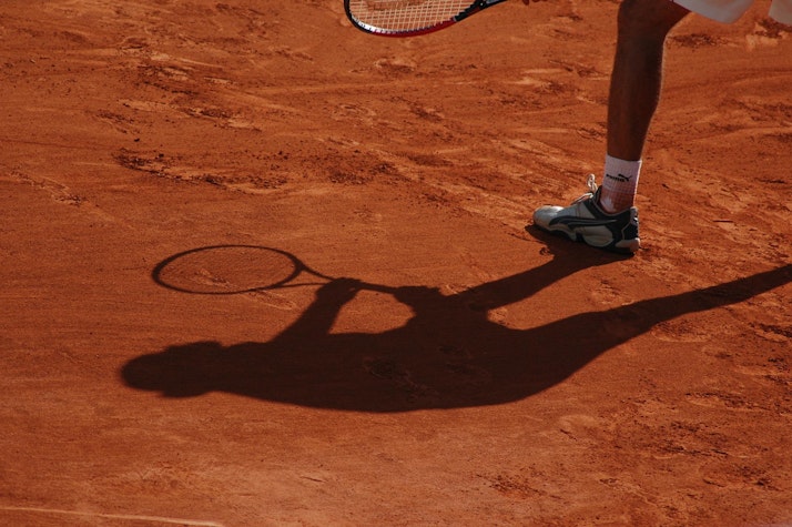 Teren de tenis pe zgură