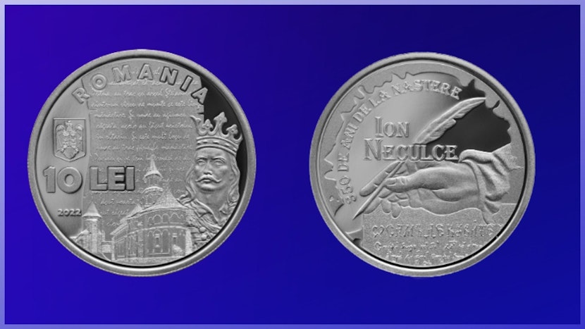 Moneda de 10 lei a Băncii Naționale a României.