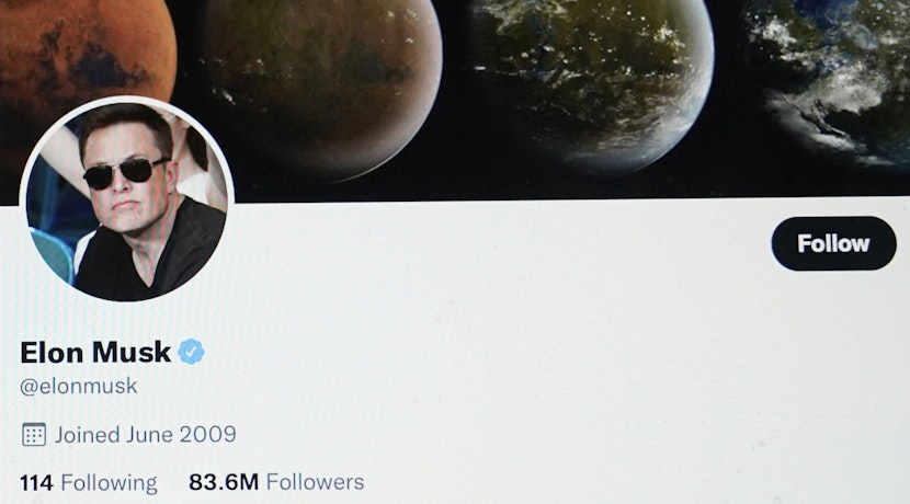 contul de twitter al lui elon musk