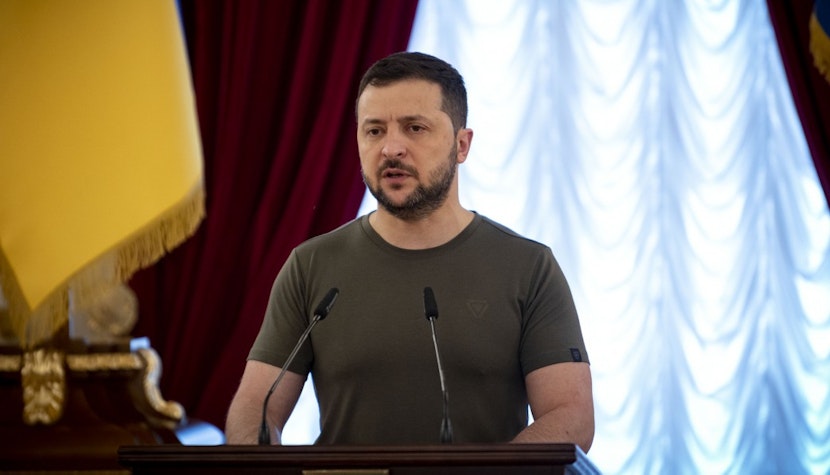 Zelenski a subliniat că doar printr-o acțiune comună poate fi oprită politica Rusiei Volodimir Zelenski, președintele Ucrainei