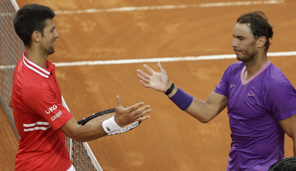Rafael Nadal și Novak Djokovic