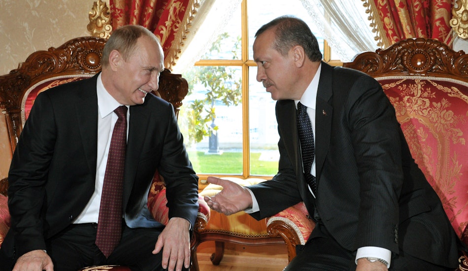 Vladimir Putin și Recep Erdogan